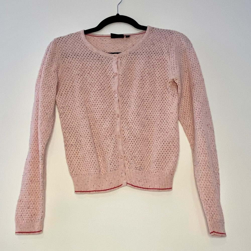 Pink Y2K cardigan
